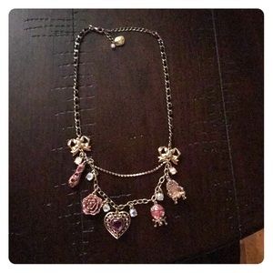 Betsey Johnson Charm Necklace